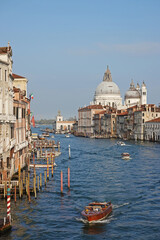 The view of Grand Canal in Venice, Italy  