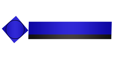 Obraz premium blue and black , Bright and Bold Lower Third for Entertainment Content