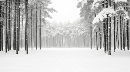serene black and white christmas background