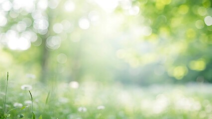 Obraz premium Nature scene with blurred background spring meadow outdoor photography tranquil environment
