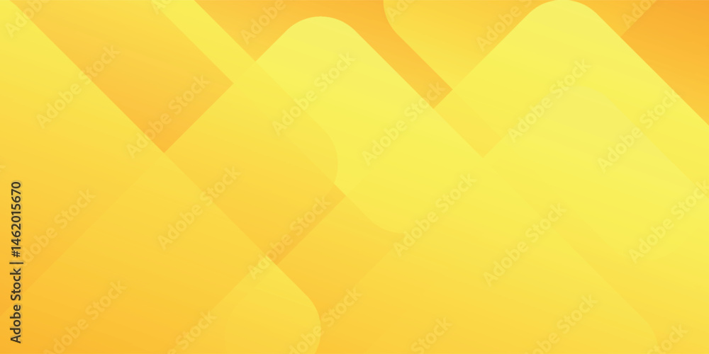 Poster abstract orange and yellow geometric background. dynamic shapes background vector eps10