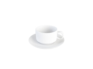 coffee cup isolated on white