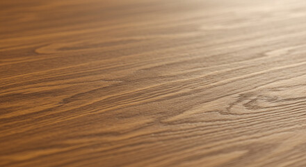 Medium brown wood grain texture background with angle perspective view. Natural wooden surface pattern detail. Material backdrop for floor or table design concept.