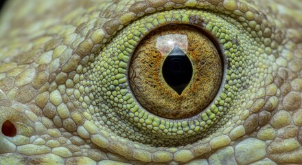 Fototapeta premium Amazing lizard eye detail nature's artistry unveiled stunning macro shot