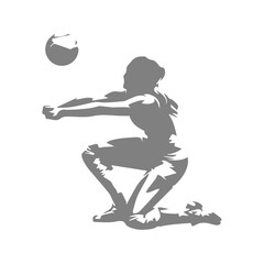 volleyball sport icon