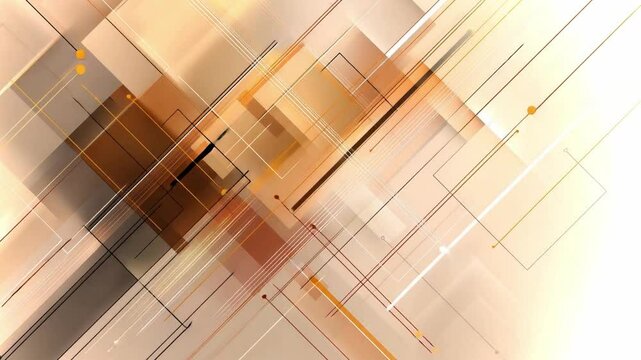Creative background with abstract lines and shapes in warm tones for digital artworks and mockups