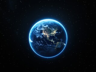 Fototapeta premium Earth in Space
