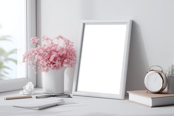 Empty frame, desk display