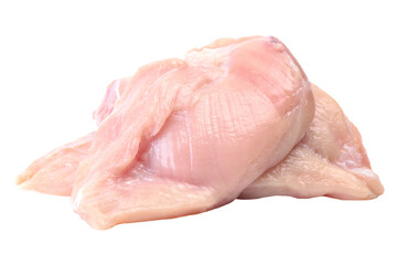 Meat chicken isolated on white