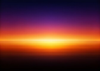 Abstract Black Sunset Gradient Background: Dramatic Night Sky Texture for Design