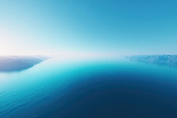 Fototapeta premium drone-shot aerial view from top-down perspective captures expansive landscapes with minimalistic elements