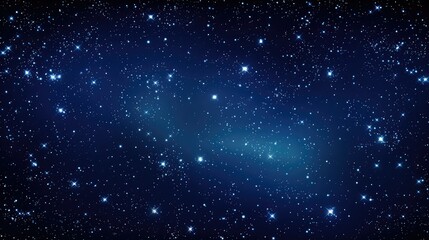 Obraz premium night stars blue background