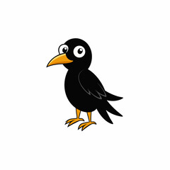 bird on a white background