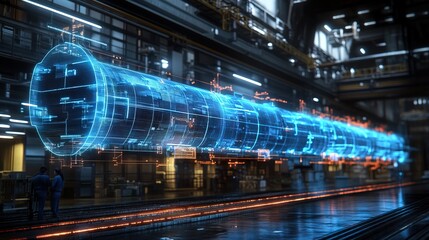 Obraz premium Smart AI Interface Supporting Project Management with Task Tracking and Real-Time Workflow Adjustments