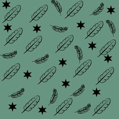 seamless pattern with birds