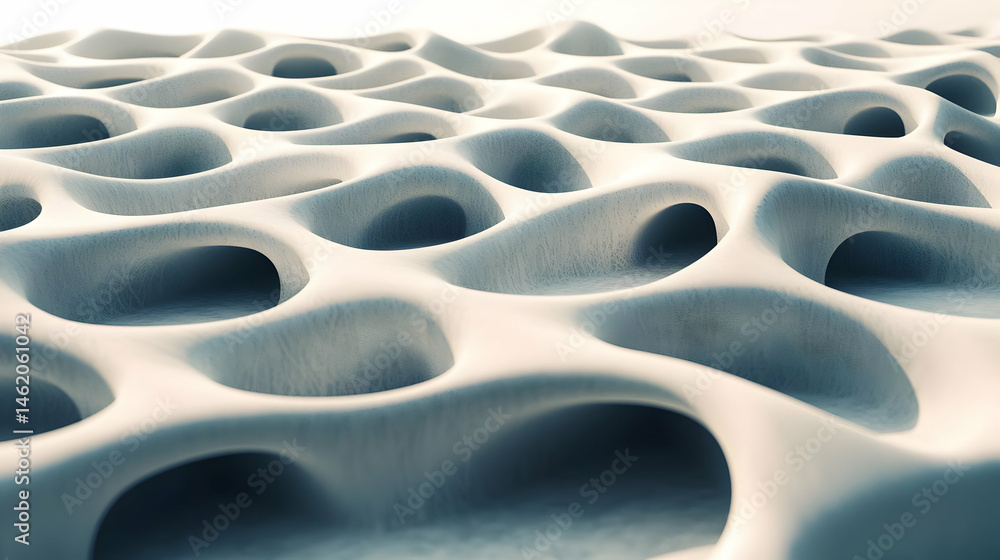 Poster abstract patterned cellular structure