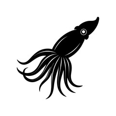 cuttlefish vector silhouette