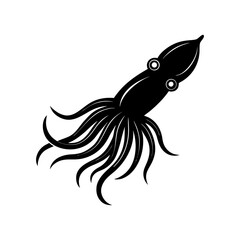 cuttlefish vector silhouette