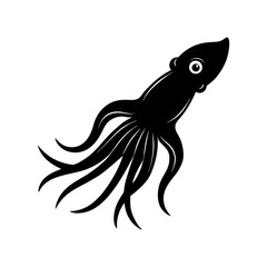 cuttlefish vector silhouette