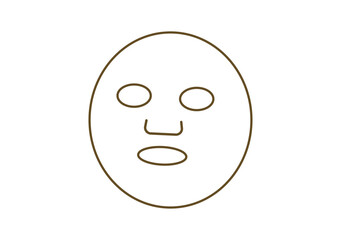 Face Pack Illustration (Sheet Mask)