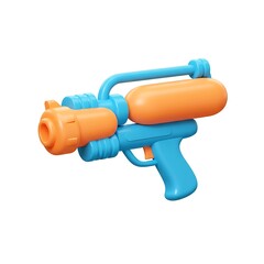 Fototapeta premium 3D Cartoon Water Blaster Gun