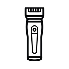 Electric Razor Icon Line Art