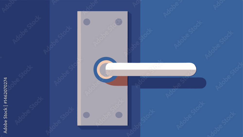 Poster lever door handle a closeup view of a door with a leverstyle handle instead of a highlighting ease o