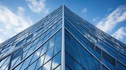 Obraz premium skyscraper white and blue