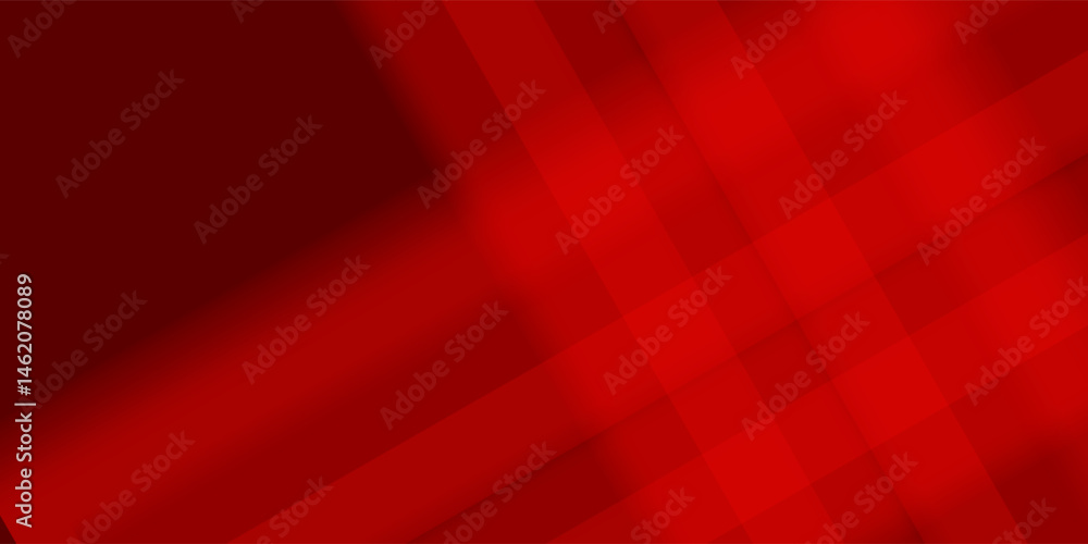 Poster red line with white architecture futuristic background minimal concept vector illustration subtle de