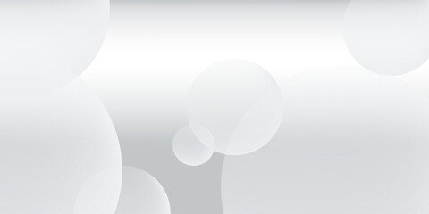 White abstract background with shapes