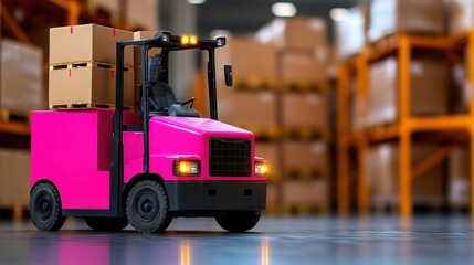 Smart Inventory System with Glowing RFID Tags in Modern Warehouse Operations