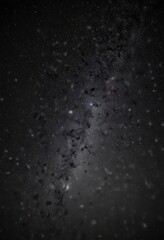 Obraz premium Myriad stars glimmer, inky black backdrop Cosmic dust, distant galaxies , distant, cosmos, dust