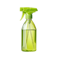 Pet Safe Deodorizing Spray with Green Liquid Isolated on Transparent Background