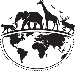 Nature Conservation Vector Graphic.