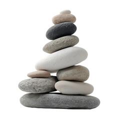 A balanced stone tower, demonstrating equilibrium and peace