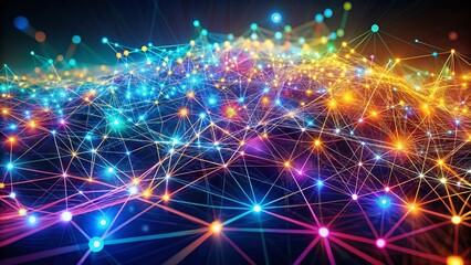 Fototapeta premium AI Algorithm Optimizing Website Ranking for SEO Success