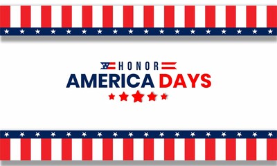 honor america day design concept , vektor ilustration