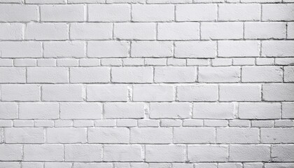 Naklejka premium White Brick Wall Texture, Background, Pattern, Design, Surface, Image, Photograph, Seamless, Masonry