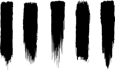 Grunge Brush Stroke Vector Collection