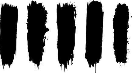 Grunge Brush Stroke Vector Collection