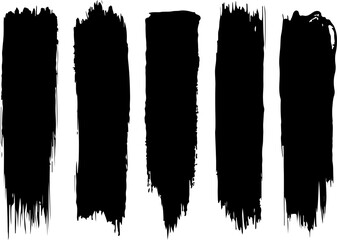 Grunge Brush Stroke Vector Collection