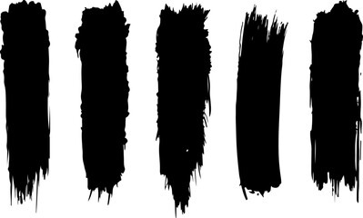 Grunge Brush Stroke Vector Collection