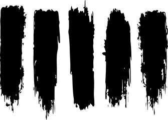 Grunge Brush Stroke Vector Collection