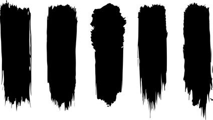 Grunge Brush Stroke Vector Collection