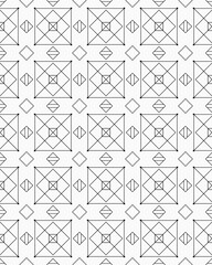 A detailed arrangement of geometric shapes forms a symmetrical pattern of stars and crosses, creating an engaging visual effect