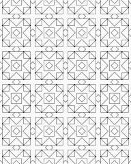 Seamless Geometric Hexagonal Pattern