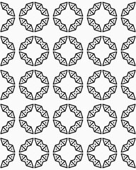 Seamless Geometric Star Pattern