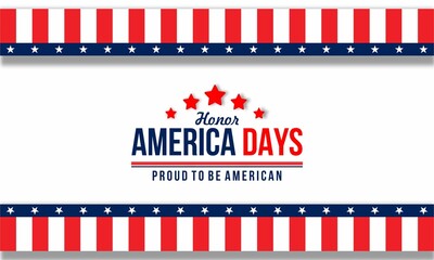 honor america day design concept , vektor ilustration