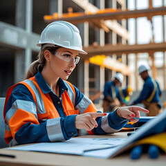 portrait of a young engineer