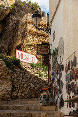 Tourism in Guadalest (Alicante- Spain)